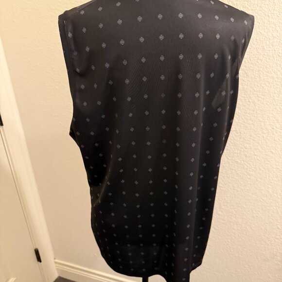 Nike Golf Women's DRI-FIT Print Sleeveless Polo 930381-010 Sz XL - Picture 4 of 6